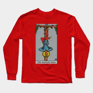 Hanged Man Tarot Card Long Sleeve T-Shirt